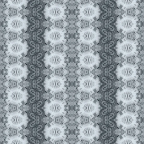 グレーのボヘミアン柄 グレーカラー幾何学的なテキスタイル 民族幾何学的バティック シームレスなイカットブラシ グレーのボヘミアンブラシ アブストラクト水彩ストロークパターンアブストラクトストライプ Boho Brush — ストック写真