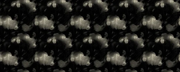 Bílá Kravata Temné Špinavé Umění Bezešvé Barvivo Zářící Tkanina Mrtvice — Stock fotografie