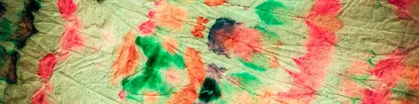 Ισοπαλία Dye Neon Oriental Υδατογραφία Red Stripe Ikat Υφή Αποτύπωμα — Φωτογραφία Αρχείου