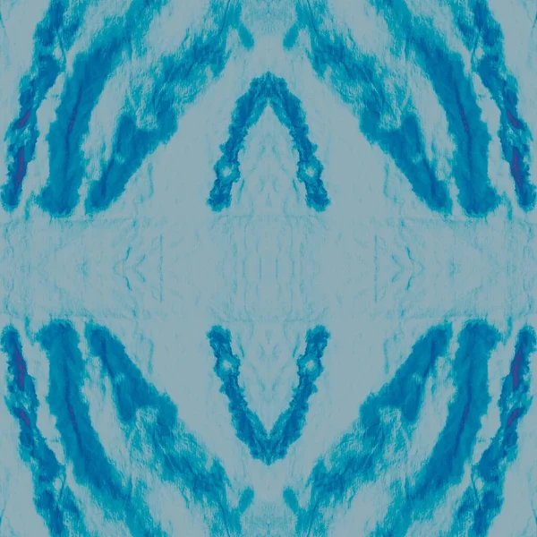 冰条印刷 亮晶晶的面料形状 无边无际的寒冷蓝色刷的空间 蓝色粗野的艺术风格 Teal刷油漆 青色冷染色肮脏的艺术 浅色水彩画 — 图库照片