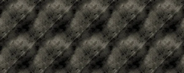 White Tie Dye Seamless Art Black Wet Blot Black Dirty — Fotografia de Stock