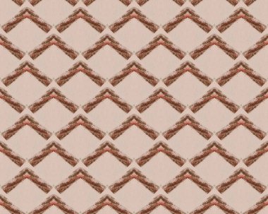 Mürekkep çizimi çizimi. Renkli Grafik Fırçası. Kahverengi Geo Deseni. Yumuşak Şablon. Geometrik Boya Dokuları. Dalgalı Şablon. Basit bir kağıt. Sert bir doku. Satır Zarif Yazdırma. Renkli Kusursuz Tasarım