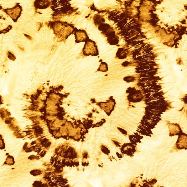 Brown Spiral Sand. Shiny Endless Tye Dye. Abstract Circle Tie Dye. Yellow Dirty Sand. Spiral Old Background Brown Brush Hippie. Ochre Sand Watercolor. Spiral Warm Print. Brown Seamless Round.