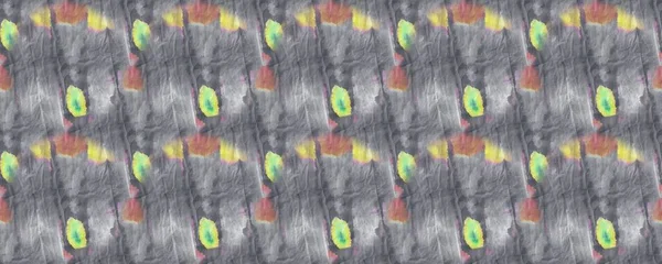 Pattern Giallo Acquerello Grigio Moderno Splatter Senza Cuciture Linea Lavaggio — Foto Stock
