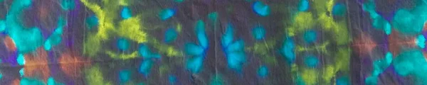 Tie Dye Neon Oosterse Aquarel Grijze Streep Neon Aquarel Patroon — Stockfoto