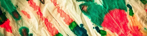 Krawat Barwnika Neon Gradient Akwarela Multi Color Pasek Ombre Grunge — Zdjęcie stockowe