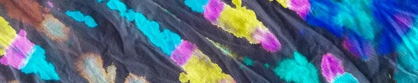 Tie Dye Neon Gradient Watercolor Червона Смуга Водяний Колір Патерн — стокове фото