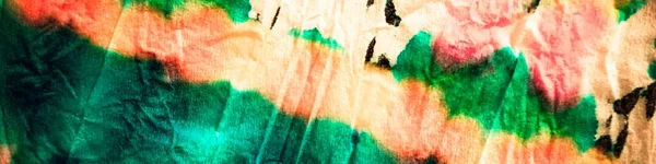 Krawatte Dye Neon Abstraktes Aquarell Rotlichtgefärbtes Aquarellmuster Rotlicht Ikat Textur — Stockfoto