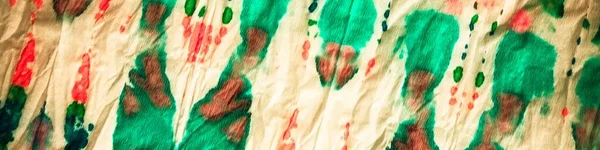Tie Dye Neon Gradient Acuarela Patrón Ikat Luz Roja Textura —  Fotos de Stock