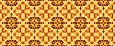 Kahverengi Parlak Kırsal Doku. Fas Mozaik Döşemesi. Arapça Geometrik Batik Boho. Kum Lizbon Süs Çiçeği. Parlak Etnik Desen Mürekkebi. Suluboya Geometrik Zemin. Sarı Çiçek Döşemesi