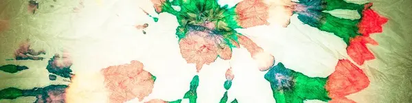 Орієнтальний Водяний Колір Tie Dye Neon Oriental Watercolor Червоне Світло — стокове фото