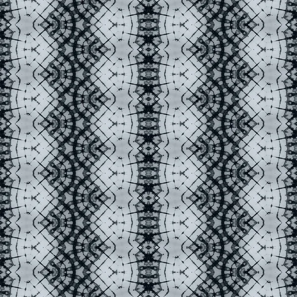 Graue Farbe Bohemian Pattern Abstrakte Geo Welle Geometrisches Textil Mit — Stockfoto