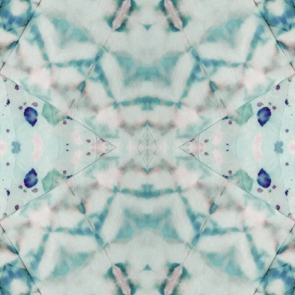 Створений Лимонним Барвником Cyan Kaleidoscope Tile Ефект Синьої Грандіозності Сірий — стокове фото