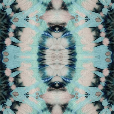 Cyan kravat boyası deseni. Kış yağlı boya fırçası. Mavi Folk Petrol Fırçası. Gri Kaleydoskop fayansı. Beyaz Kirli Suluboya. Gök mavisi fırçalı doku. Cyan Etnik Süslemesi. Mavi Suluboya Boyası