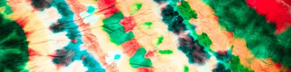 Tie Dye Neon Gradient Aquarel Rode Streep Geverfd Aquarel Textuur — Stockfoto