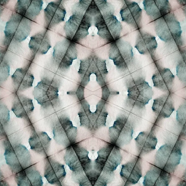 Κυανό Βαμμένο Ύφασμα Μελανιού Μπλε Υδατογραφία Μελάνι Γκρι Τυρκουάζ Μοτίβο — Φωτογραφία Αρχείου