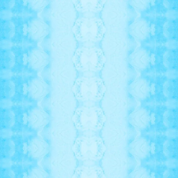 Deniz Geo Çizgisi Boho Özeti Beyaz Geo Kravat Boyası Cyan — Stok fotoğraf