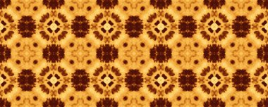 Sarı uçsuz bucaksız İspanyol dokusu. Arabesk Geometrik Yazıcı. Yanardöner Rustik boya. Fas Geometrik Batik döşemesi. Rustik Çiçek Çiçeği Boho. Çamur Hareketi Geometrik Deseni. Kahverengi Etnik Döşeme