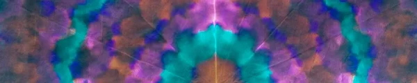 Tie Dye Neon Verloop Aquarel Blauwe Streep Aquarel Geverfd Textuur — Stockfoto