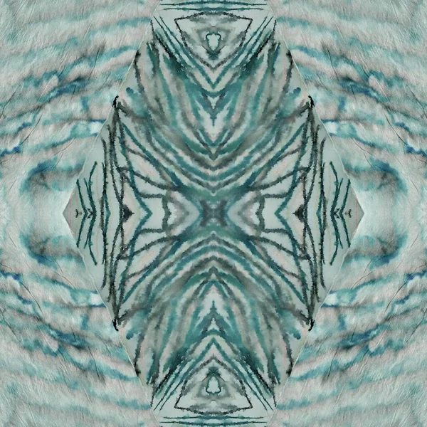 Λευκή Γραβάτα Dye Batik Κυανό Υδατογραφία Εκτύπωση Πράσινο Ελαιογραφία Χειμώνας — Φωτογραφία Αρχείου