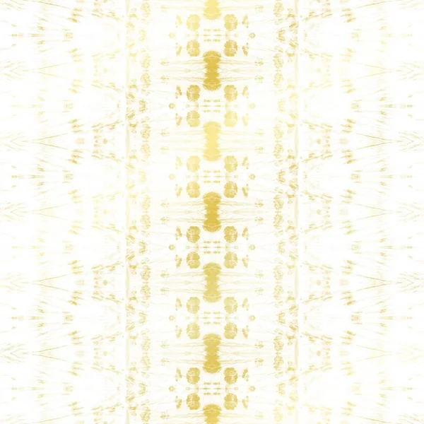 Impressão Brilhante Gold Geo Abstract Impressão Tribal Dourada White Boho — Fotografia de Stock