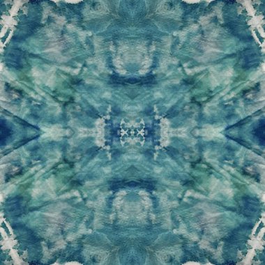 Deniz Boyalı Kumaş Mürekkebi. Gri Etnik Motif. Beyaz Sanatsal Kanva. Mavi Fırçalı Tekstil. Pastel Geometrik Döşeme. Azure Watercolor Matbaa Grafik Boyalı. Ombre Fırçalanmış Kağıt.