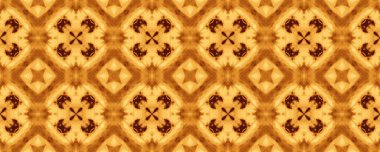 Sarı Hareketli Mistik Şablon. Yıllanmış çiçek desenli kiremit. Özbekistan Geometrik İkat. Kum Türk Süs Çiçeği. Amerikan Mozaiği Boho. Fas Geometrik Çiçek Boyası. Kahverengi Etnik Yazdırma