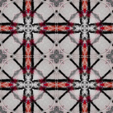 Kırmızı Klasik Kağıt. Zanaat Arkaplanı. Kırmızı Hat Tasarımı. Zarif Kalem. Geometrik Geometri. Mürekkep çizim dokusu. Siyah pürüzlü çizik. Gri mürekkep deseni. Sonsuz Döşeme. Vintage Yazdırma Çizimi.