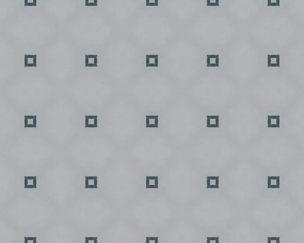 白い花模様のタイル モロッコ Geometric Batik Boho インドのクアドリフォイルデザイン 青部族モザイクバティック 灰色の抽象民族のタイル アクエラレ幾何学的フラワープリント ブルーエスニック — ストック写真