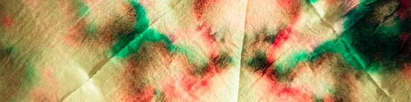 Tie Dye Neon Gradient Acuarela Red Stripe Ikat Pattern Textura — Foto de Stock