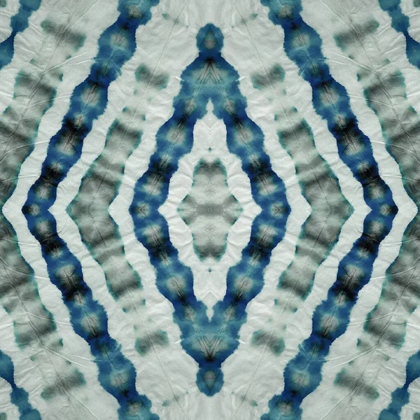 Azure Tie Dye Design Ombre Modern Paintbrush Azure Brushed Texture — Stock Photo, Image