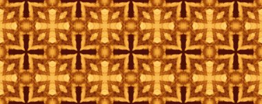 Sarı Hareket Etnik Şablon. Kahve Türk Süs Çiçeği. Doğa Etnik Desen Yazdırma. Fas Geometrik Boho. Pakistan Çiçek Boyası. Parlayan Geometrik Batik Ikat. Kahverengi Çiçek Yeri