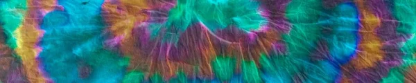 Ισοπαλία Dye Neon Oriental Υδατογραφία Μπλε Ρίγα Βαμμένη Ακουαρέλα Μοτίβο — Φωτογραφία Αρχείου