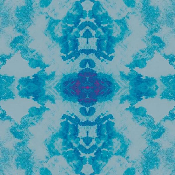 Eisnahtloser Streifen Eiskalte Kulisse Frost Aqua Ornament Cyan Aquamarin Gefärbt — Stockfoto