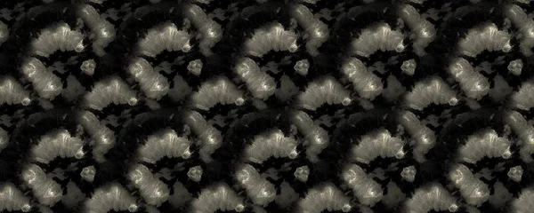 Wit Patroon Witte Vieze Verf Zwarte Natte Kleurstof Textiel Wassen — Stockfoto