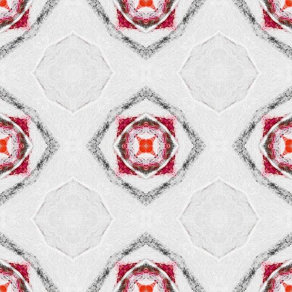Элегантный Рисунок Ретро Геометрия Spanish Paper Pattern Красная Линия Дизайна — стоковое фото