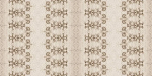 Sepia Brush Retro Boho Textile Craft Tribal Brush Použitý Barevný — Stock fotografie