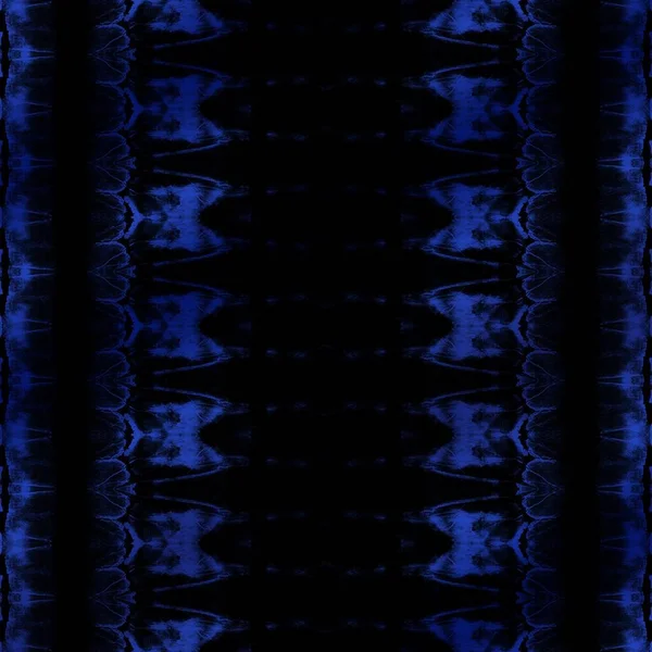 Σκούρο Μποχο Μπογιά Ναυτικό Γεωγραφικό Σχέδιο Μπλε Γεωμετρικό Zig Μπλε — Φωτογραφία Αρχείου