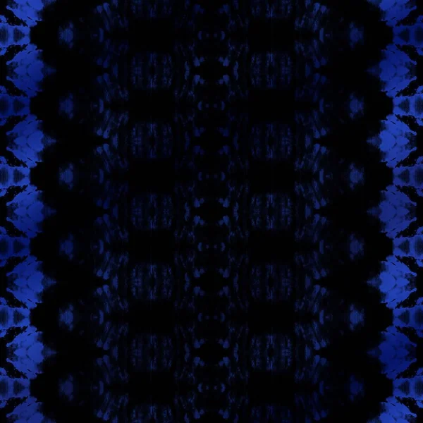 Geometric Textile Zag Zag Black Boho Zig Zag Blue Tribal — Stock Photo, Image