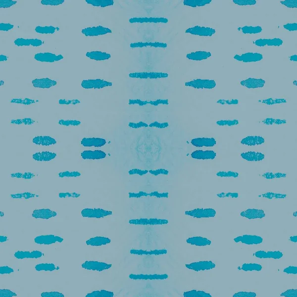 Eisgefärbte Stoffkunst Kalter Aquamarinfrost Azurblaues Wiederholtes Motiv Blauweißer Grungy Effekt — Stockfoto