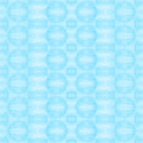 Blue Bohemian Zig Rayas Geométricas Blancas Azure Ikat Azul Boho —  Fotos de Stock