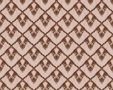 Geometrik Yazdırma Dokusu. Zarif kağıt. Kahverengi Grafik Kağıdı. Dalgalı Çizim. Basit bir çizgi boyası. Mürekkep çizimi çizimi. Renkli mürekkep deseni. Şablon çizildi. Yumuşak Arkaplan. Renkli Geometrik Kare