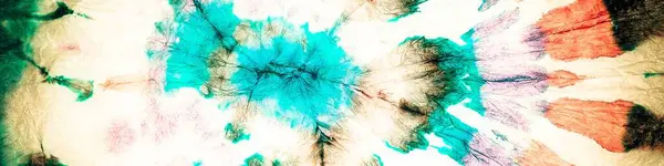 Tie Dye Neon Abstract Aquarel Shibori Dip Patroon Multi Color — Stockfoto