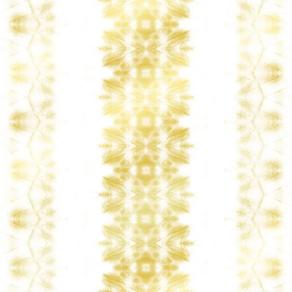 Gouden Boho Zig Zag Witte Boho Aquarel Gouden Geverfde Streep — Stockfoto