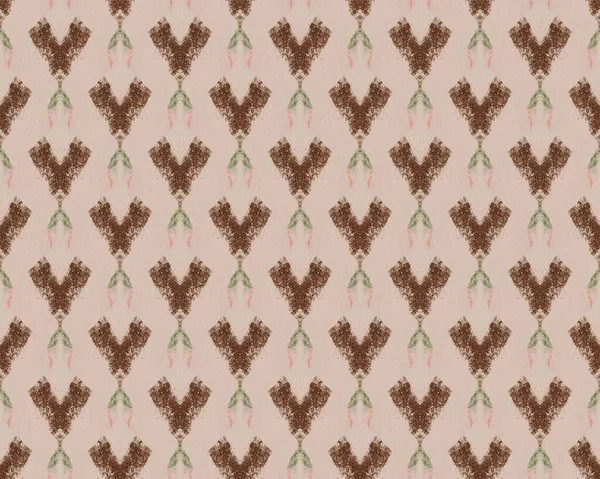 Dalgalı Rhombus. Satır Zarif Yazdırma. Zorlu bir geçmişi var. Yumuşak Arkaplan. Kahverengi Grafik Fırçası. Basit bir kağıt. Mürekkep Tasarım Şablonu. Kusursuz Boya Çizimi. Renkli mürekkep dokusu. Renkli Geometrik Zigzag