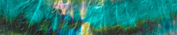 Tie Dye Neon Gradient Aquarel Blauwe Streep Neon Aquarel Patroon — Stockfoto