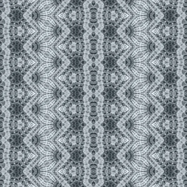 Geometrisches Muster Grauer Farbe Abstrakter Streifen Geo Pinsel Nahtlose Boho — Stockfoto