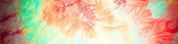 Орієнтальний Водяний Колір Tie Dye Neon Oriental Watercolor Червоний Цвях — стокове фото
