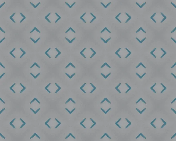 Blue Ethnic Tile Blue Floral Batik Print Oriental Geometric Pattern — Stock Photo, Image