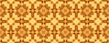 Kahverengi İspanyol Çiçek dokusu. Fas Sonsuz Döşeme. Arapça Geometrik Batik fayansı. Pakistan Geometrik Mürekkebi. Asit Etnik Çiçek Boho. Çamur Batı Geometrik Çiçeği. Sarı Çiçek Yazdırma